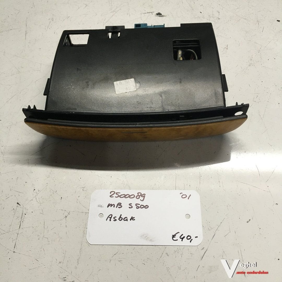 Mercedes S500 2001 25000098 Asbak, Gebruikt, -, -, Ophalen of Verzenden