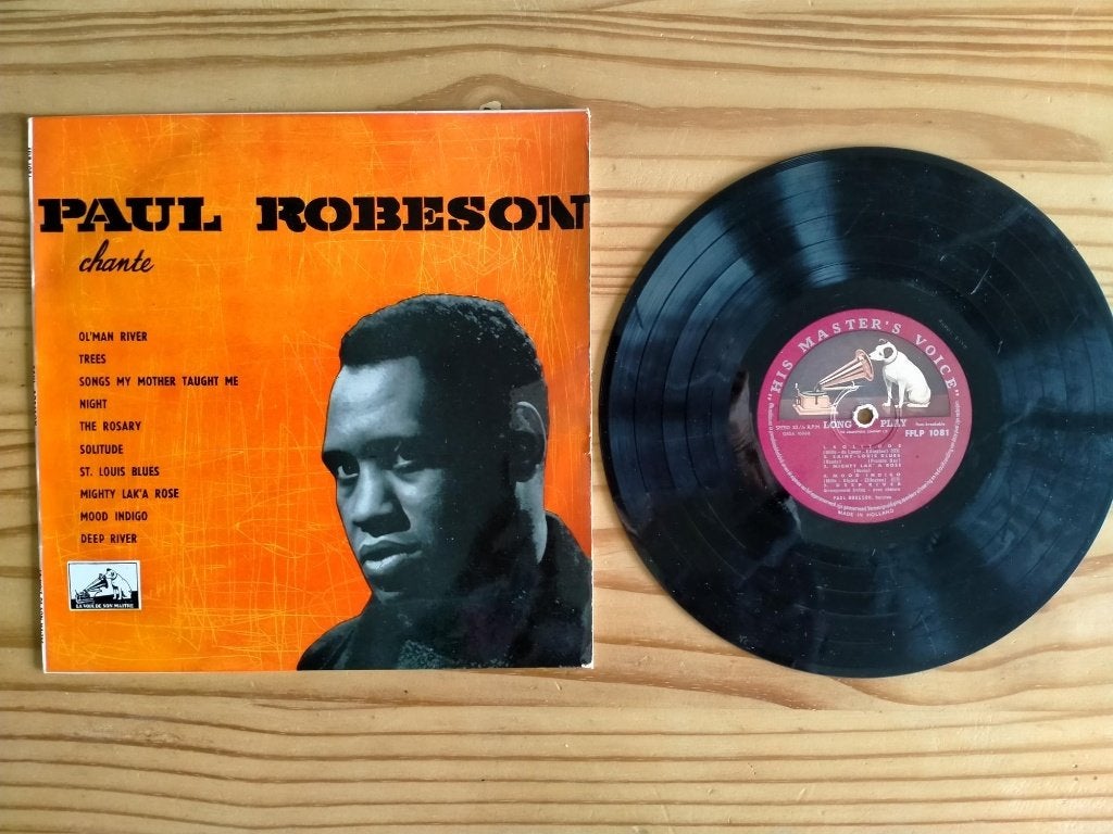 10” LP  -  Paul Robeson  Chante  FFLP 1081  -  1956, LP, Gebruikt, 10 inch, Jazz