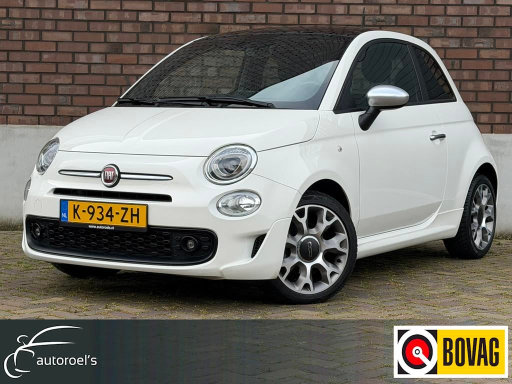 Fiat 500 1.0 Hybrid Rockstar / Panoramadak / Clima / Navi-Ap, Auto's, Fiat, Bedrijf, Te koop, ABS, Airbags, Airconditioning, Bluetooth