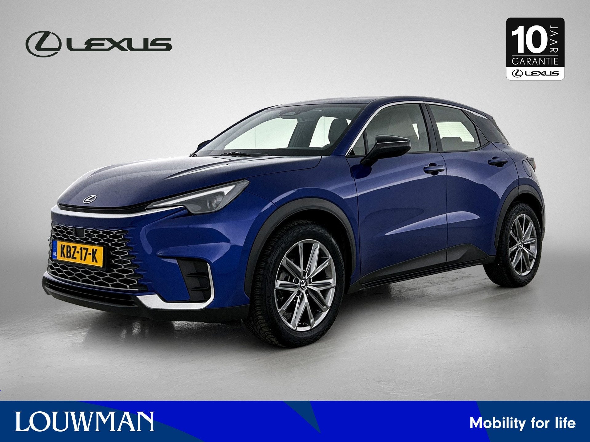 Lexus LBX Elegant | BTW Voertuig | Beige Leder | BlindSpot m, Auto's, 136 pk, Gebruikt, Blauw, Bedrijf