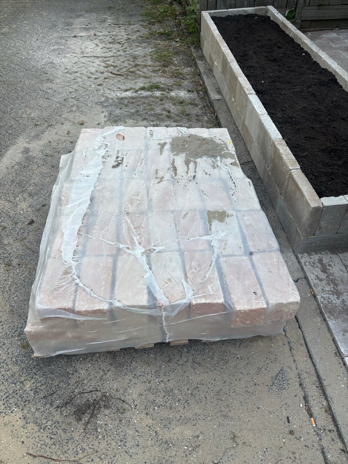 Palissade Splitton Mont Blanc 50x12x12 cm en 100x12x12 cm, Tuin en Terras, Ophalen, Overige materialen, Overige typen, Nieuw