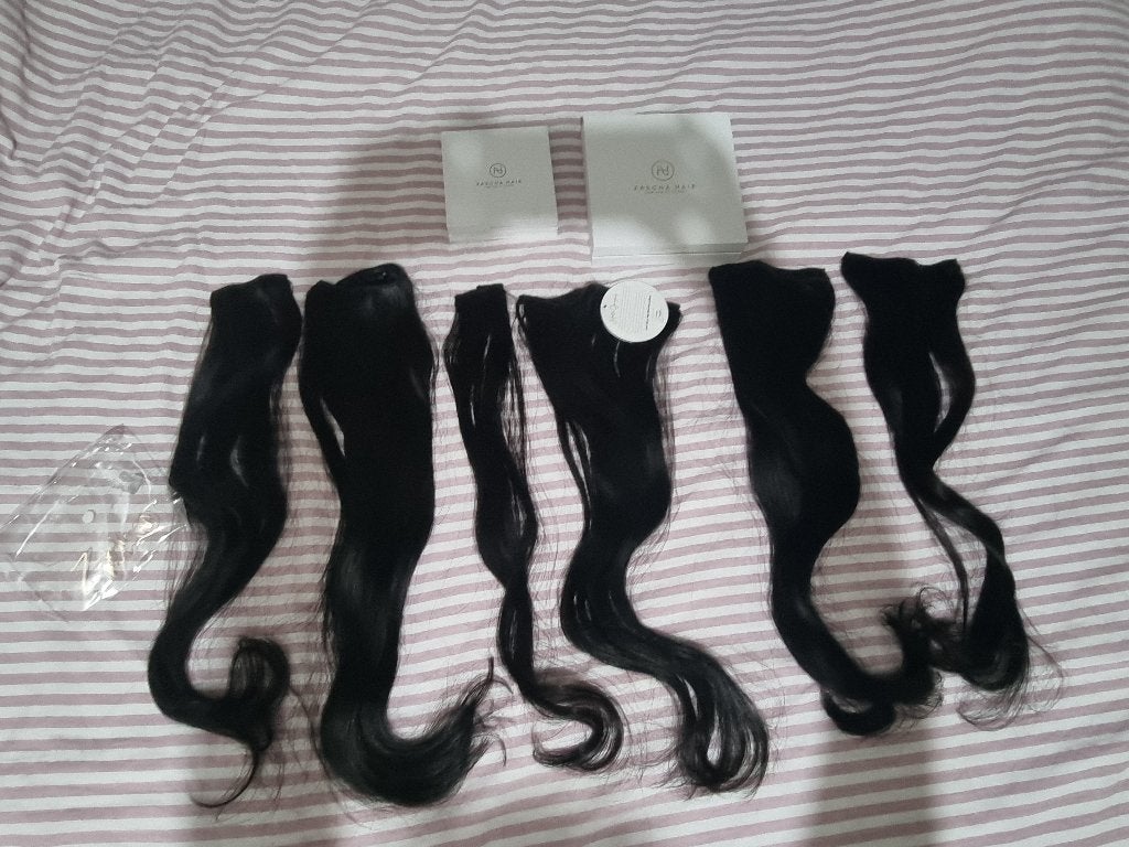 Hair Extensions echt haar, Ophalen of Verzenden, Pruik of Haarverlenging