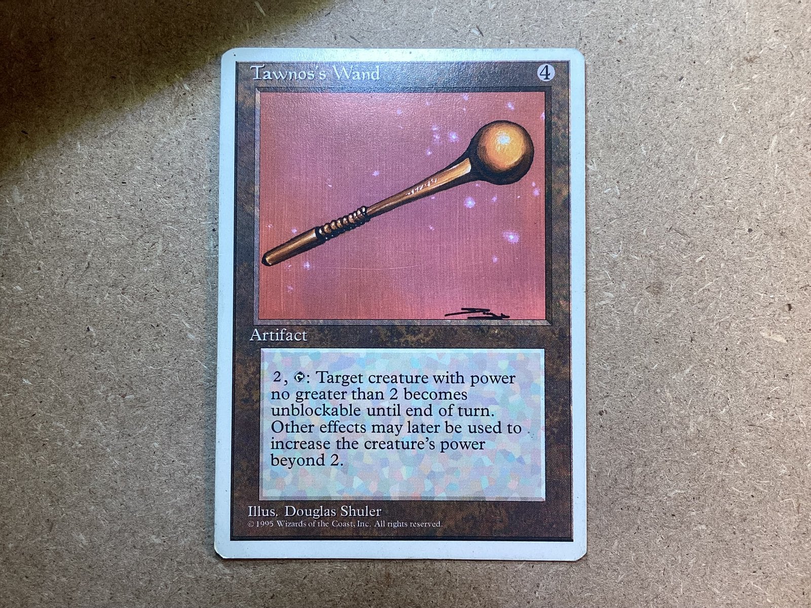 1x Tawnos’s Wand (Good), Ophalen of Verzenden, Gebruikt, Losse kaart