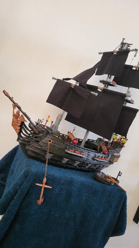 UNIEK: Black Pearl (Mega Bloks 1017) – Werkende kanonnen!, Hobby en Vrije tijd, Modelbouw | Boten en Schepen, Ophalen of Verzenden