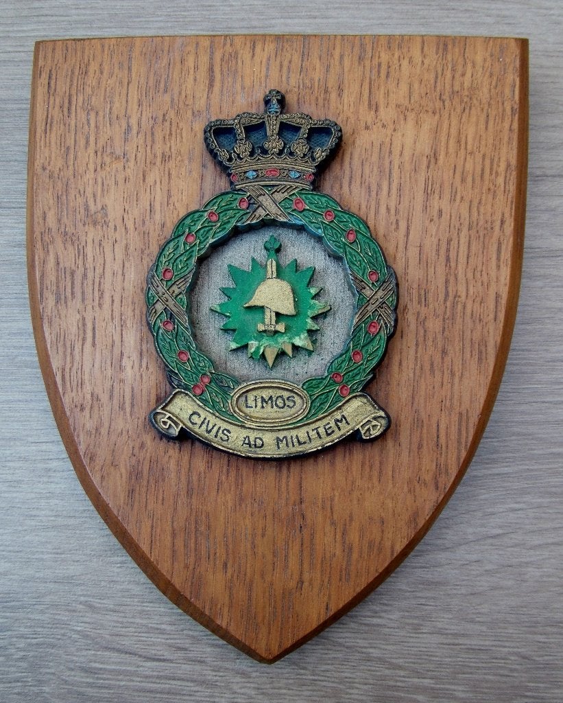 Schildje Luchtmacht Instructie Militaire Opleidingen School, Verzamelen, Verzenden, Luchtmacht, Nederland, Overige typen