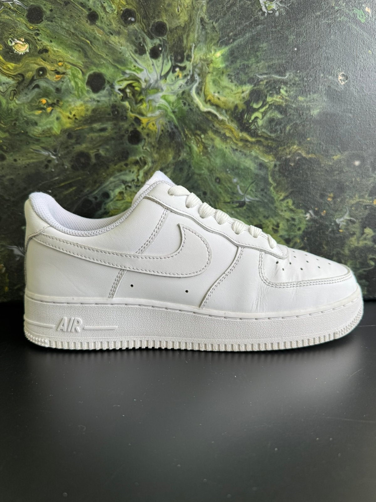 Nike air force 1, echt leer, maat 39, Wit, Ophalen of Verzenden, Sneakers of Gympen, Zo goed als nieuw