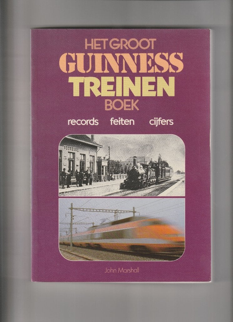 HET GROOT GUINNESS TREINEN BOEK RECORDS FEITEN CIJFERS 1983, Boeken, 20e eeuw of later, Ophalen of Verzenden, Zo goed als nieuw