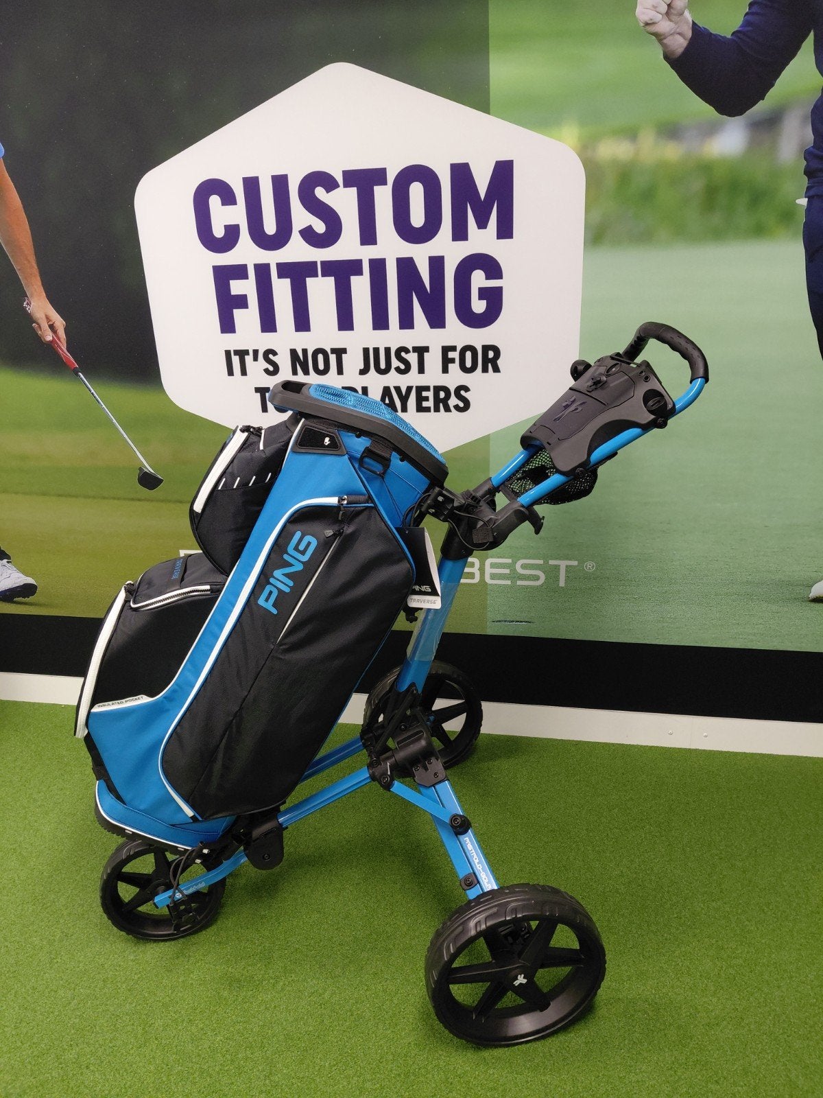 Ping Traverse Cartbag & Fastfold Square Trolley, Ophalen of Verzenden, Nieuw, Tas, Ping