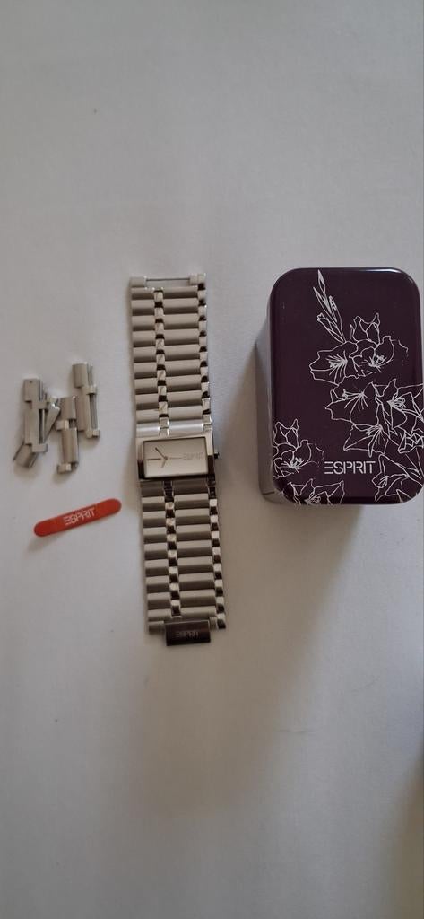 Esprit dames horloge i.g.s., Staal, Gebruikt, Staal, Ophalen of Verzenden
