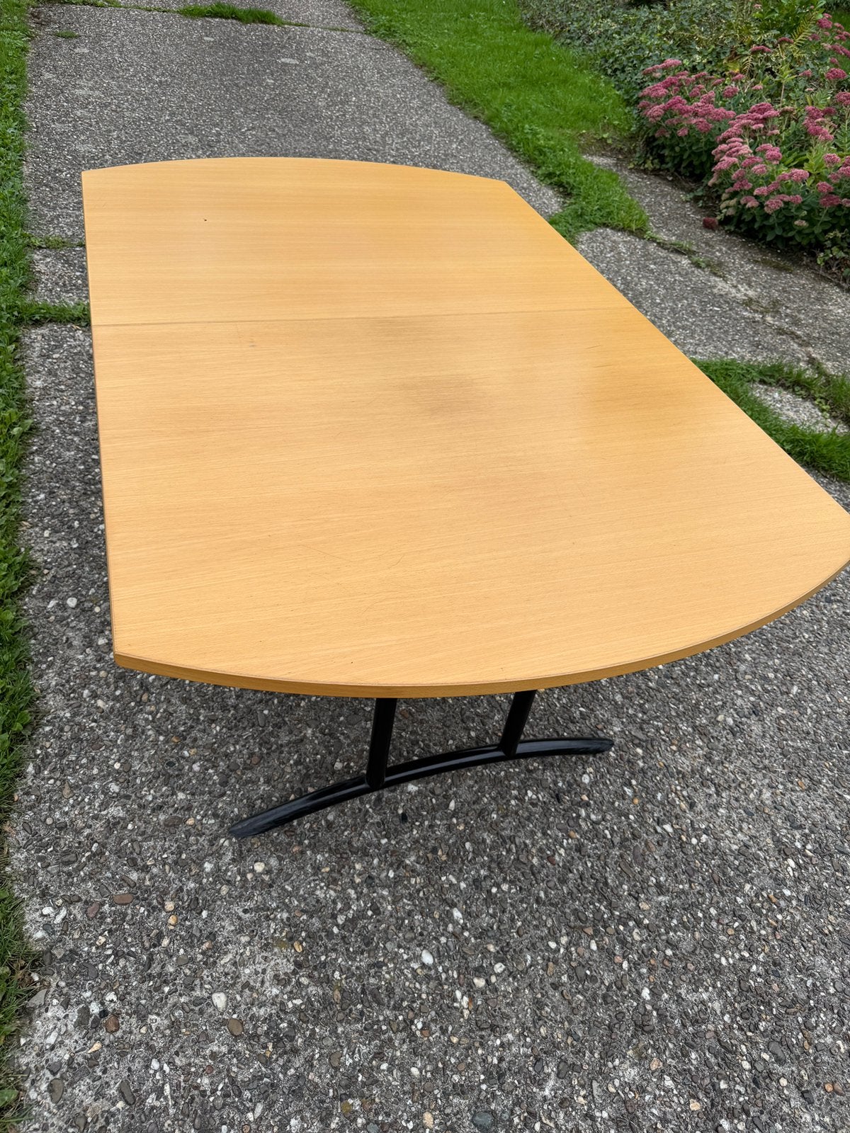 Grote tafel eettafel Stokke Varier Zweeds, Ophalen, Zo goed als nieuw, Rechthoekig, 200 cm of meer