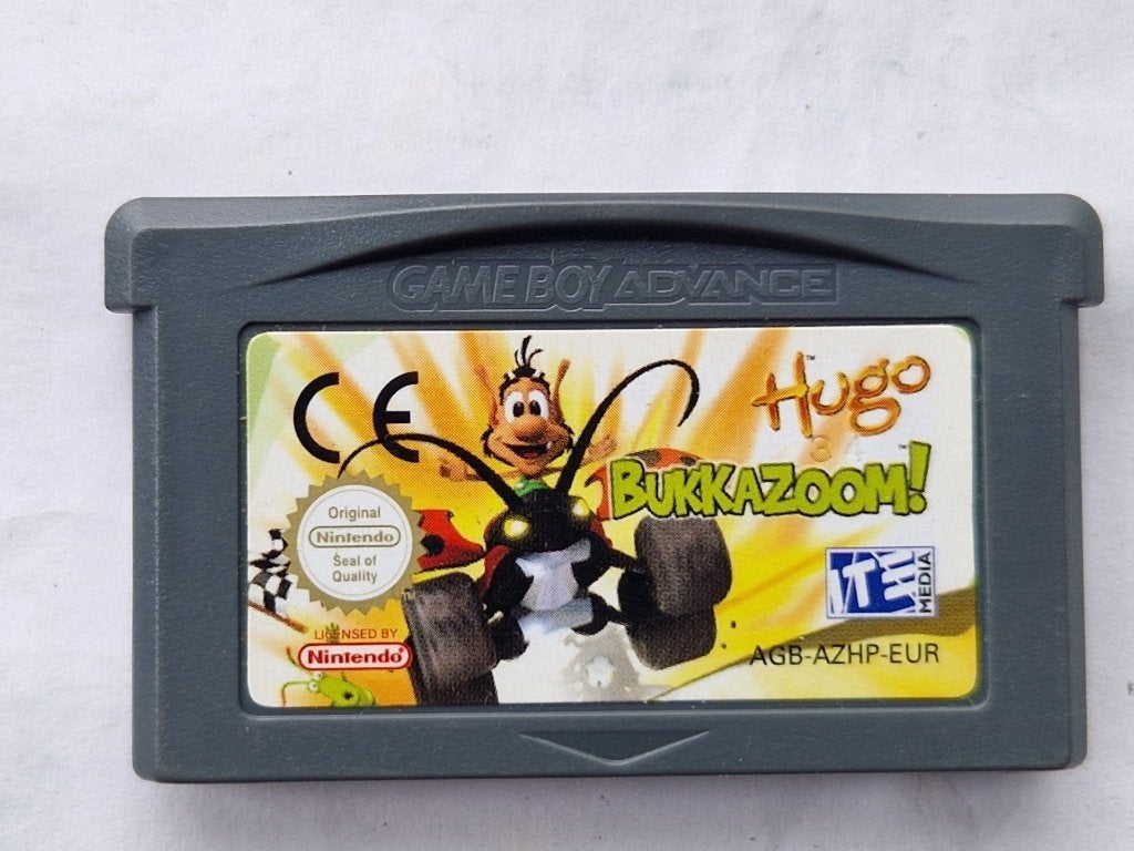 HUGO bukkazoom!, Spelcomputers en Games, Games | Nintendo Game Boy, Gebruikt, 1 speler, Racen en Vliegen, Ophalen of Verzenden
