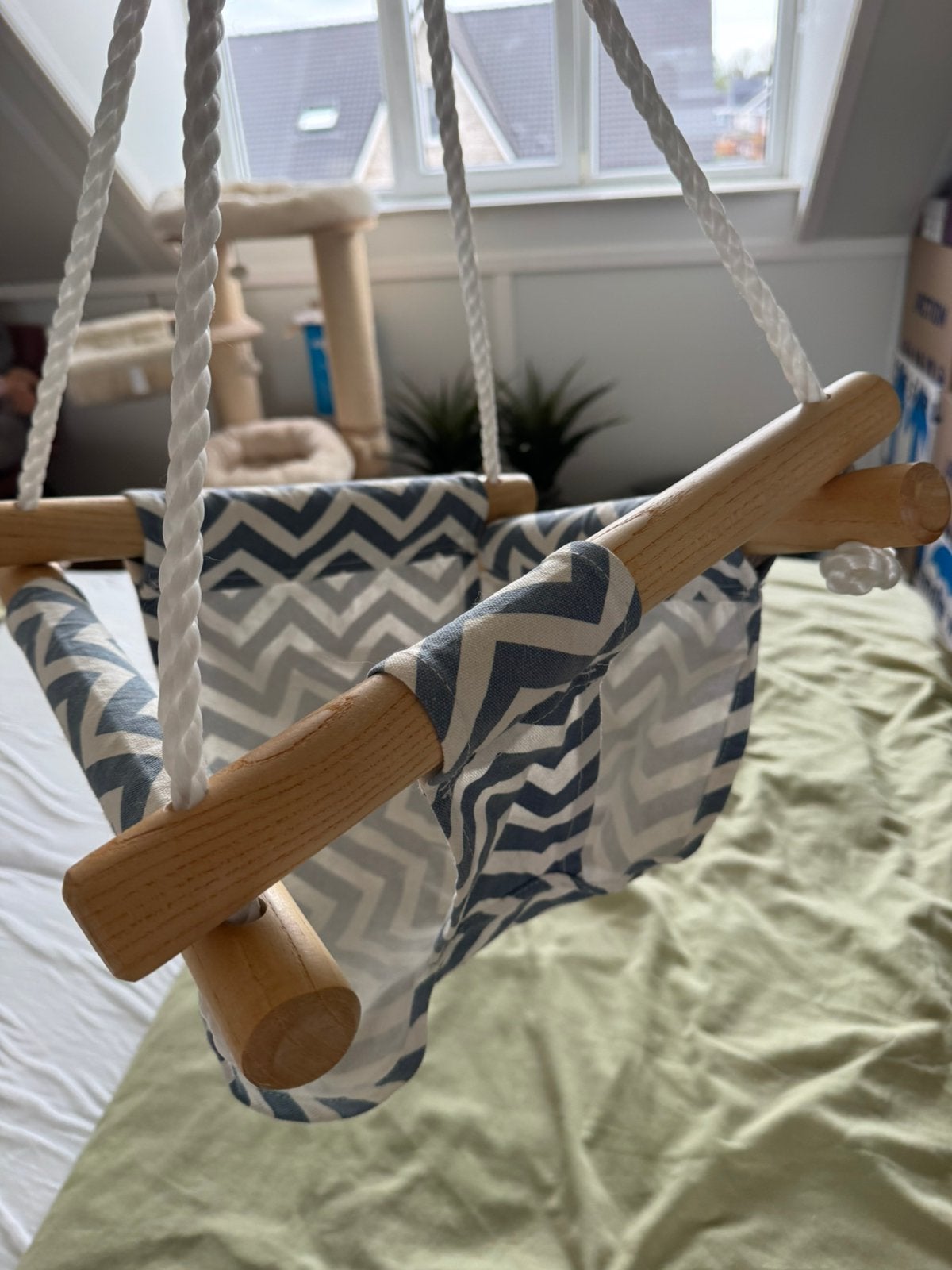 Baby/peuter schommel voor in huis, Ophalen, Zo goed als nieuw, Overige typen