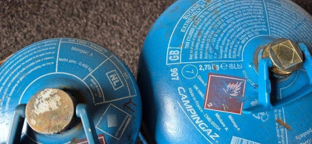 Camping gasfles 907, Caravans en Kamperen, Ophalen, Gebruikt