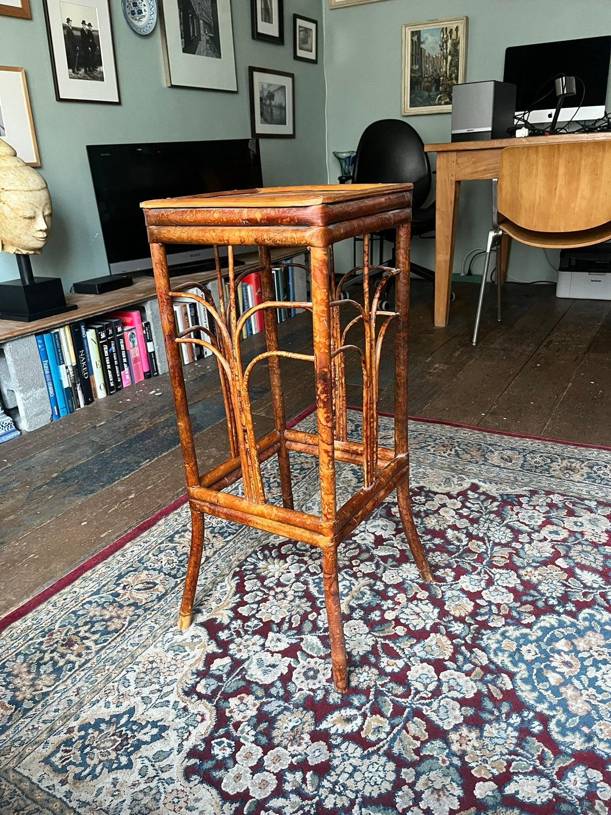 Vintage plantentafeltje Rotan, Ophalen