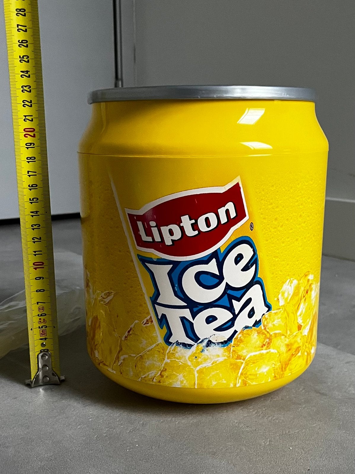 90’s New Lipton Ice Tea can ice bucket / storage container, Ophalen of Verzenden