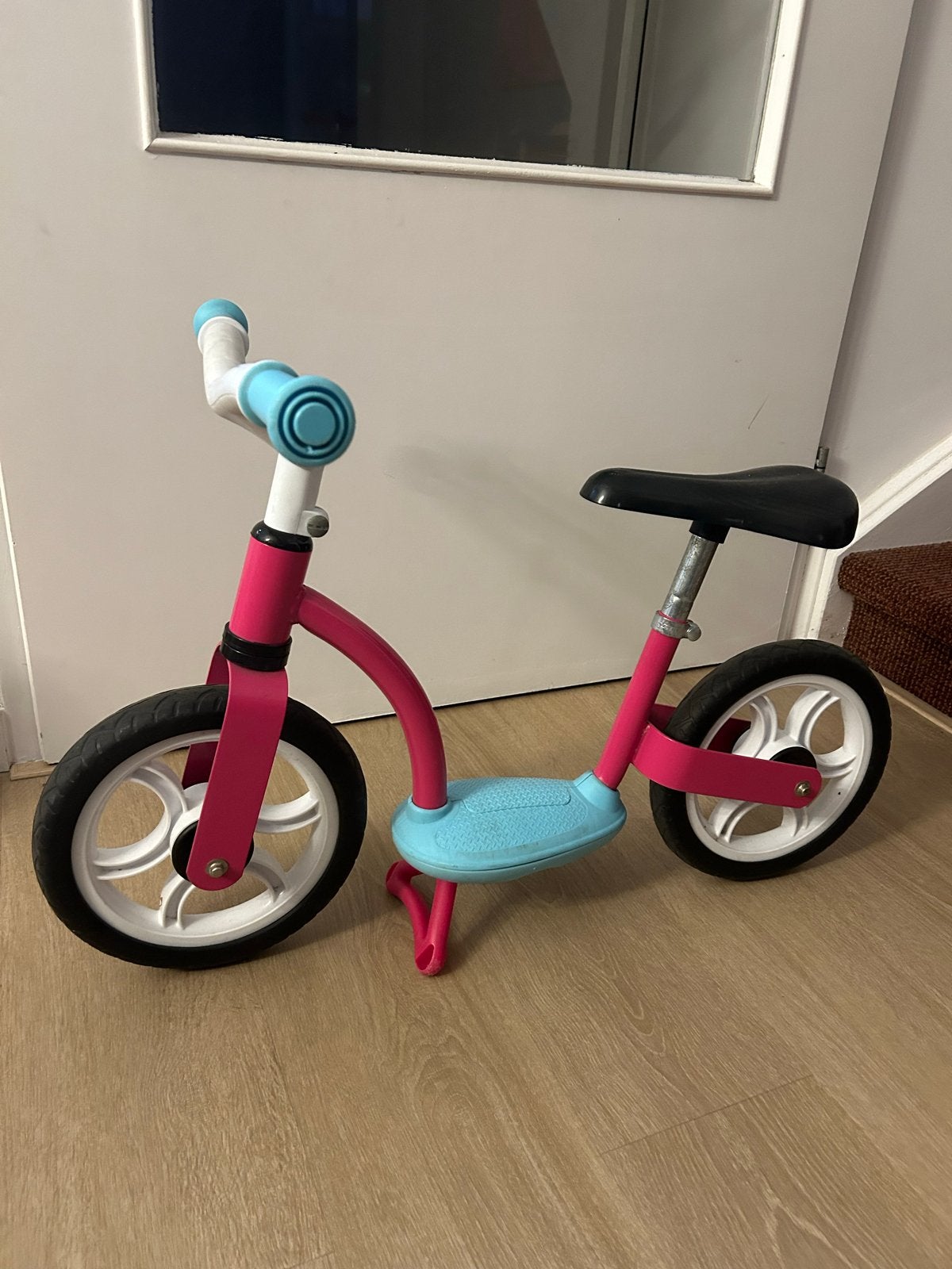 Roze loopfiets voor kinderen, Ophalen, Gebruikt, Minder dan 16 inch