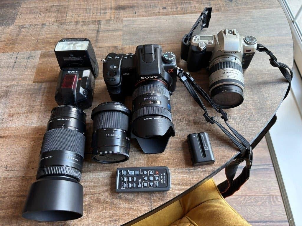 Sony A700 foto camera, Audio, Tv en Foto, Ophalen, Gebruikt, Spiegelreflex, 12 megapixels