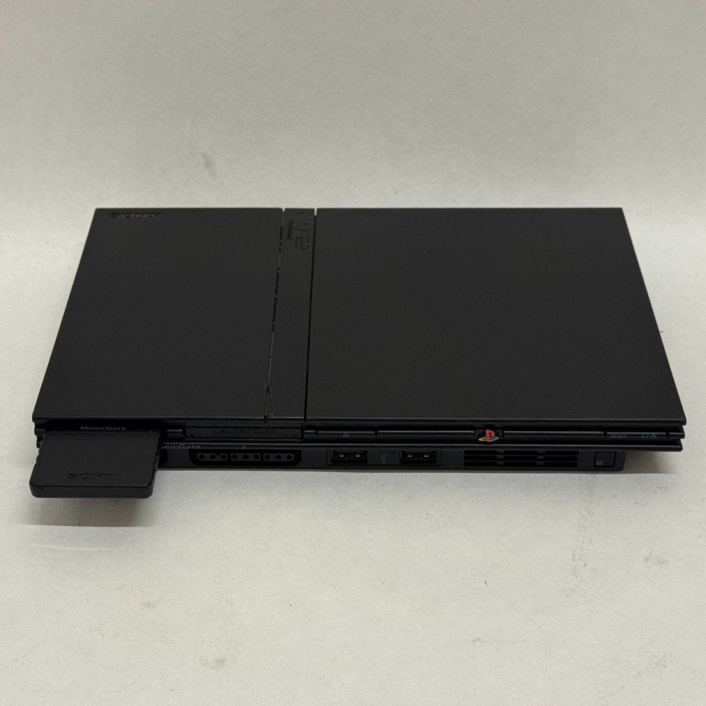 Sony Playstation 2 Slim Black + Controller + MemoryCard, Spelcomputers en Games, Spelcomputers | Sony PlayStation 2, Sony, Zo goed als nieuw