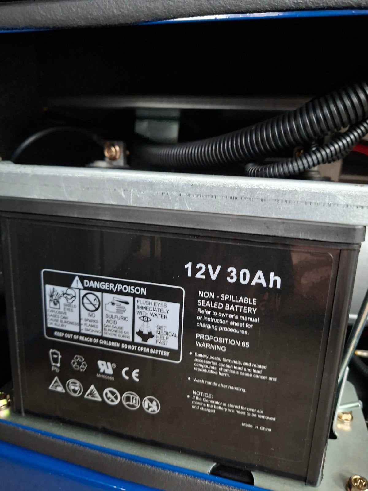 Dieselaggregaat 8.125 kva, Ophalen, Zo goed als nieuw, 5 tot 10 kVA, Dieselolie