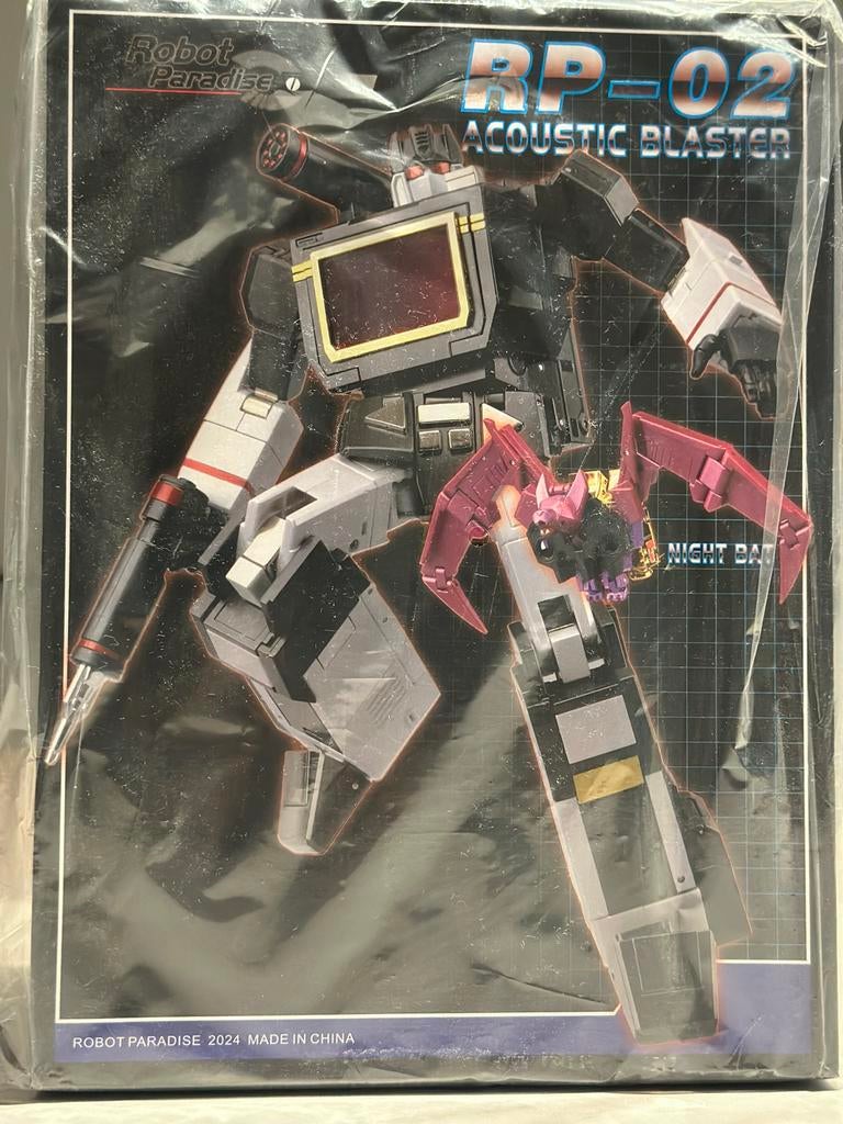 Robot Paradise RP-02 Acoustic Blaster Soundblaster en Ratbat, G1, Ophalen of Verzenden, Nieuw