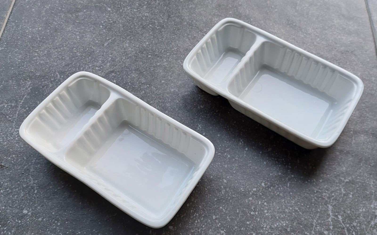 Twee keramische frietbakjes voor maar 9,95!, Ophalen of Verzenden