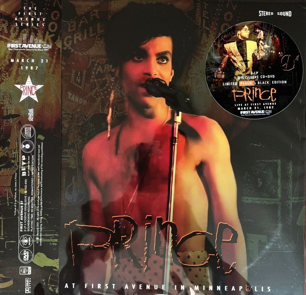 Prince - First Avenue 1987 2LP + CD/ DVD (Peach & Black), Inclusief obi, Verzenden, 1980 - 1989, 12 inch