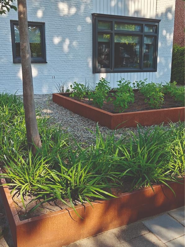 Cortenstaal plantenbakken, Tuin en Terras, Bloembakken en Plantenbakken, Vierkant, Nieuw, Ophalen of Verzenden, Metaal