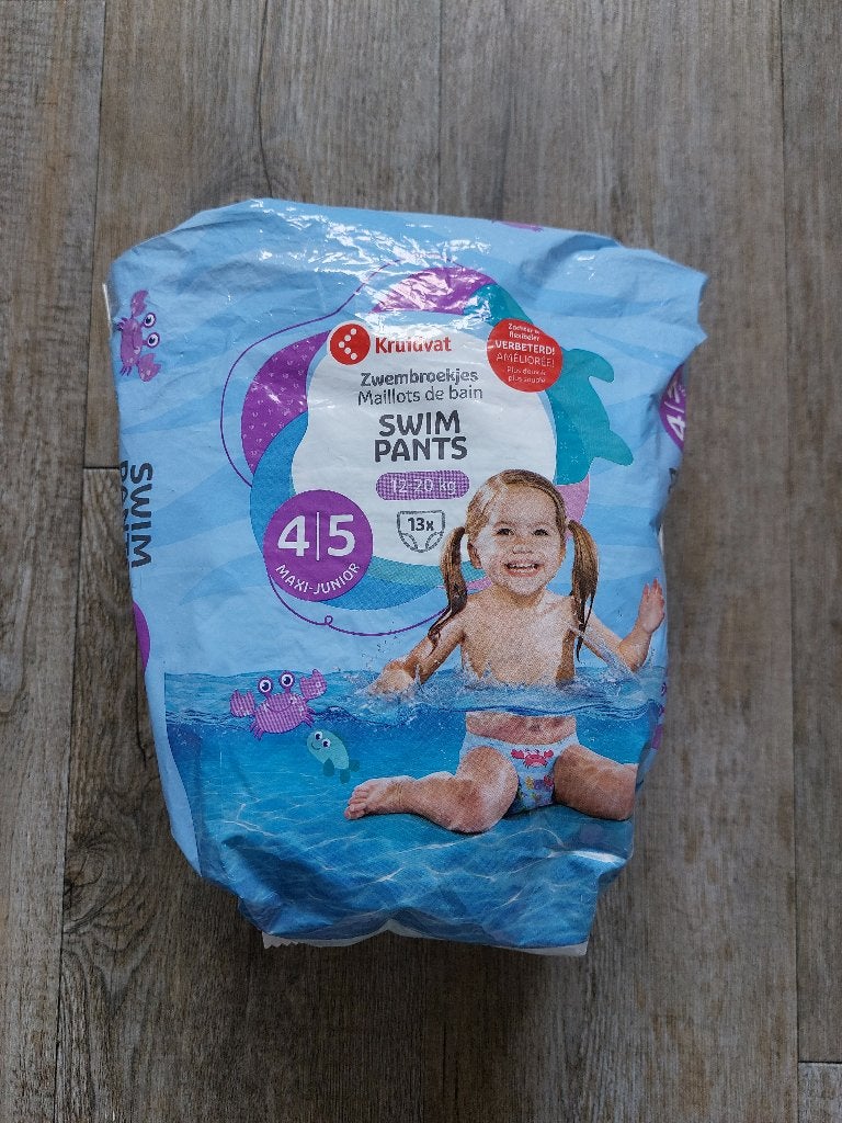 Wegwerp zwemluiers Kruidvat maat 4/5, Ophalen of Verzenden, Nieuw, Jongetje of Meisje, Zwemluier