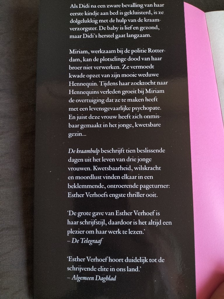 Esther Verhoef - De kraamhulp, Ophalen of Verzenden, Zo goed als nieuw, Esther Verhoef, Nederland