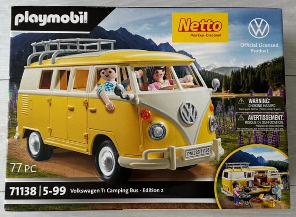 VW T1 playmobil netto 71138, Ophalen of Verzenden