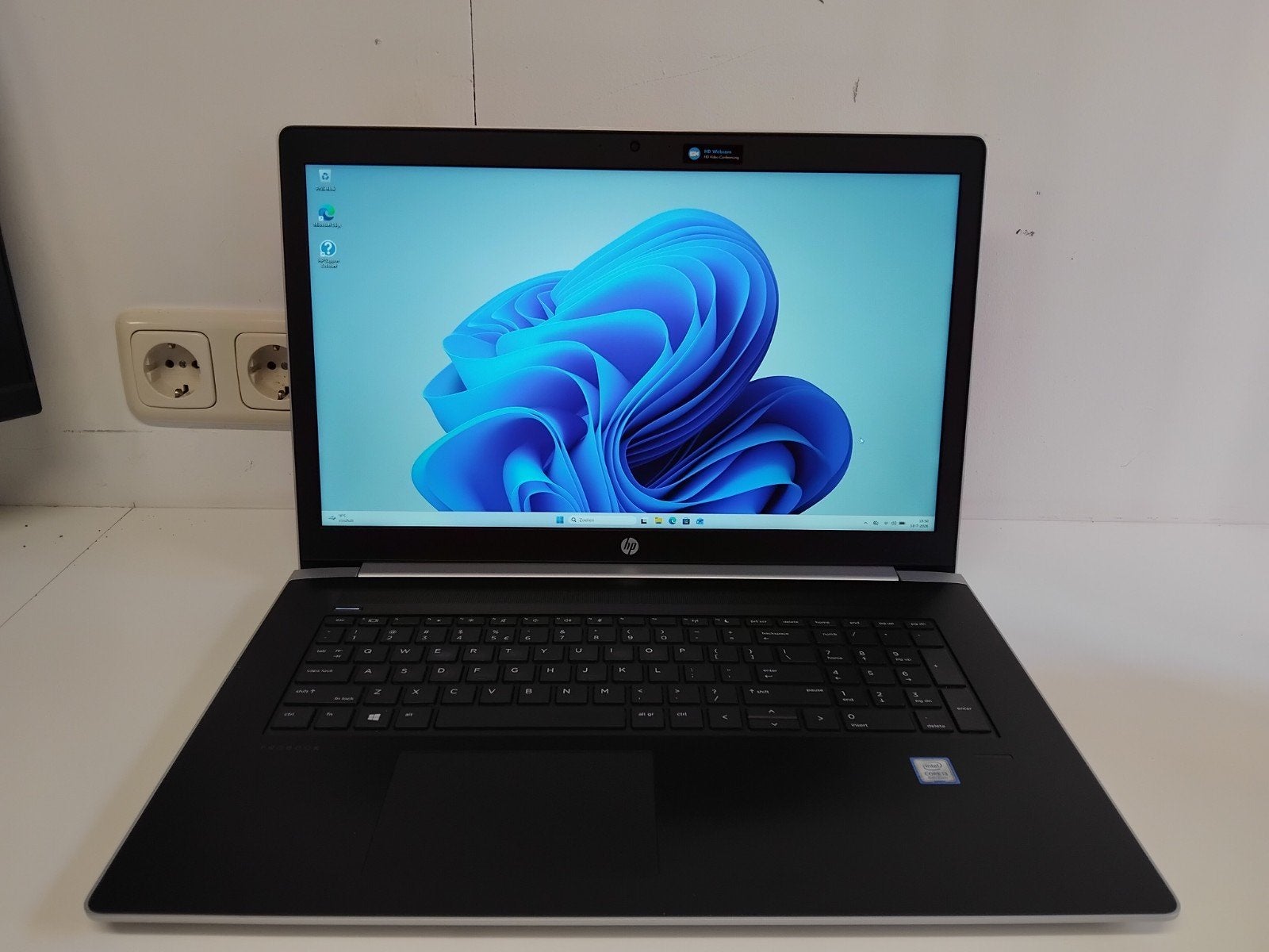 HP ProBook 470 G5 Core i3-8130U 16GB 256GB SSD 17,3Inch FHD, Gebruikt, Met videokaart, 2 tot 3 Ghz, Qwerty