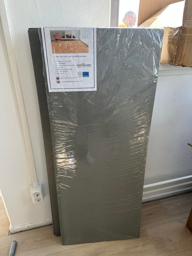 Ondervloer voor hout, parket & laminaat - 13x 1.2x0.5m, Ophalen, 50 tot 150 cm, Overige typen, Nieuw