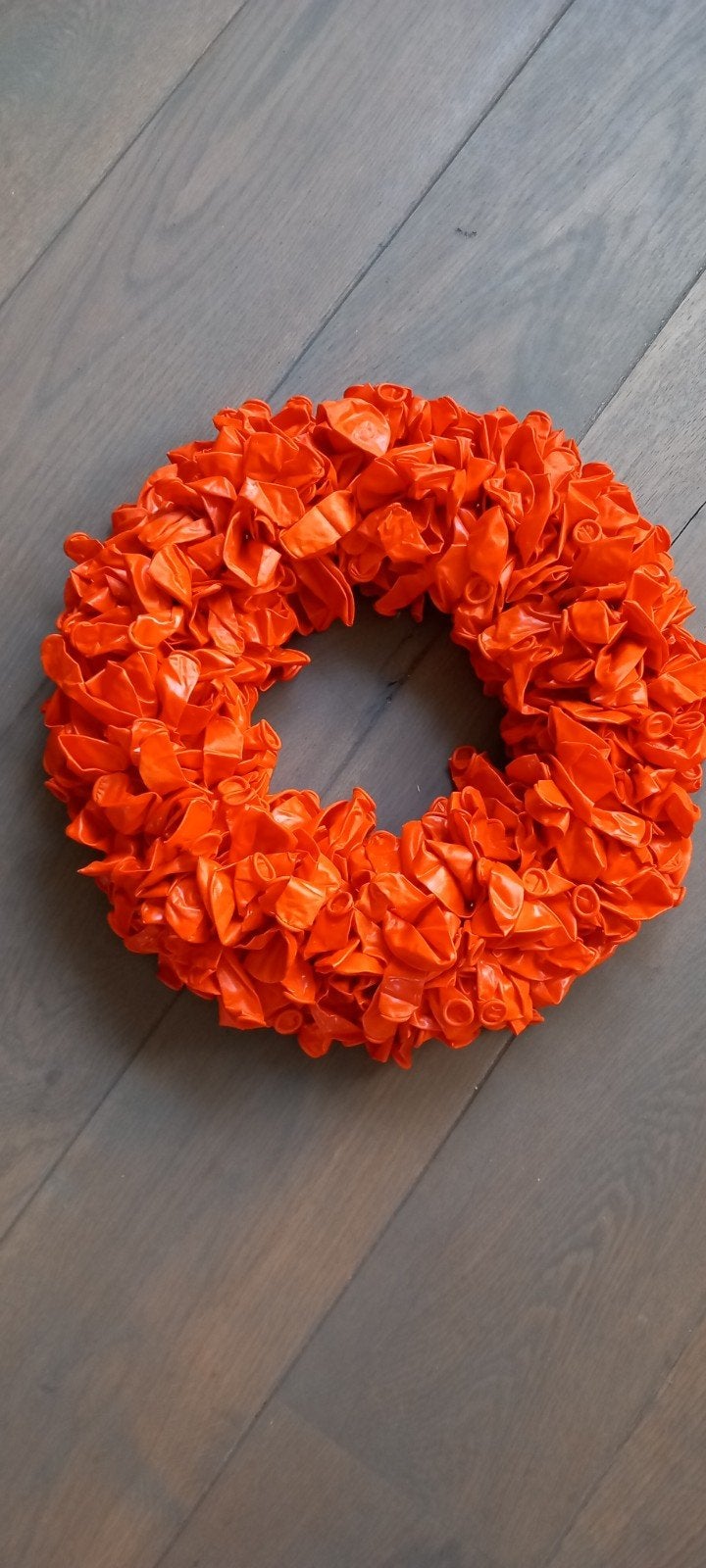Oranje Ballonnenkrans ballonnen krans wk voetbal holland, Ophalen of Verzenden, Nieuw, Versiering, Oranje of Koningsdag