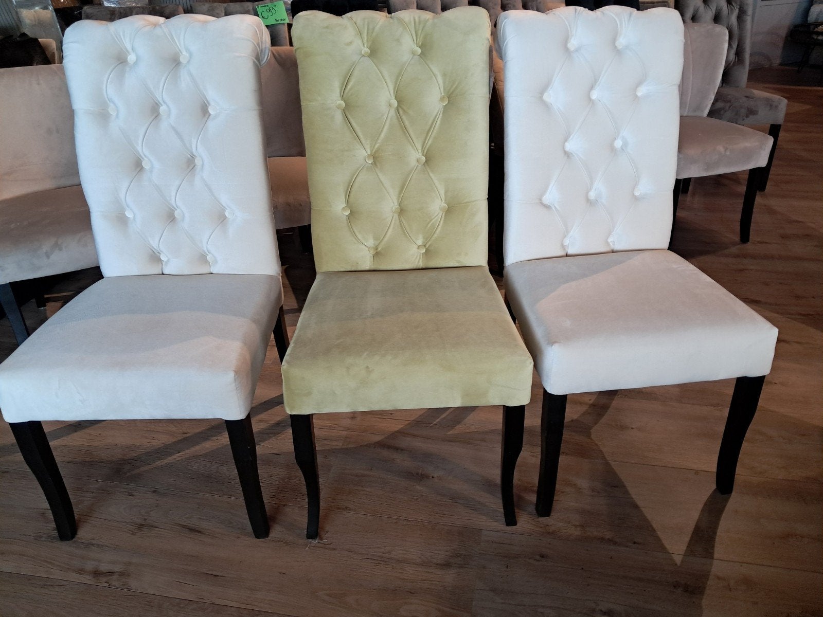 Set van 3 eetkamerstoelen per stuk€99, Ophalen