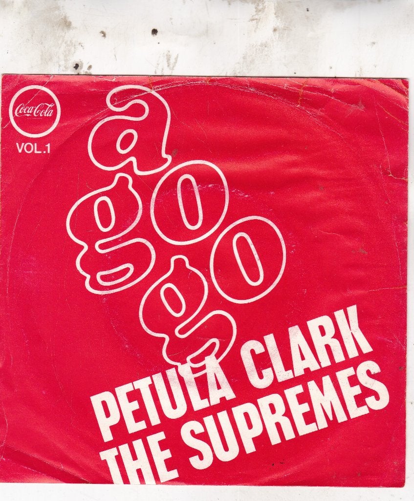 Coca Cola ( 1967 ) Supremes/Petula Clark, Ophalen of Verzenden, Gebruikt, 7 inch