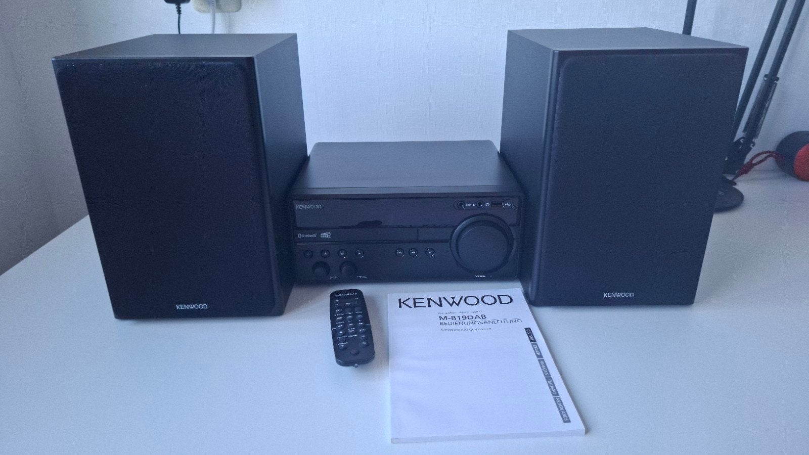 Kenwood M-819DAB Microset met Bluetooth en DAB+, Microset, Cd-speler, Zo goed als nieuw, Ophalen