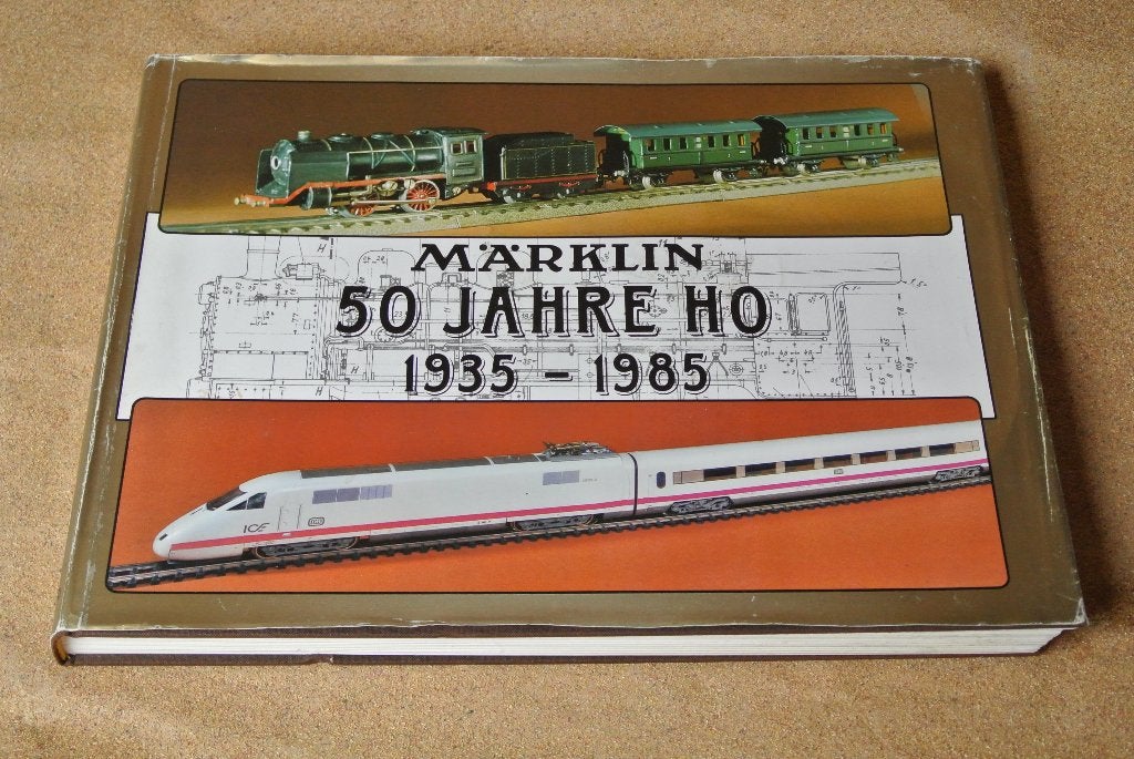 Marklin Mikado 50 jahre HO 1935 – 1985, Gelijkstroom of Wisselstroom, Zo goed als nieuw, Märklin, Boek, Tijdschrift of Catalogus