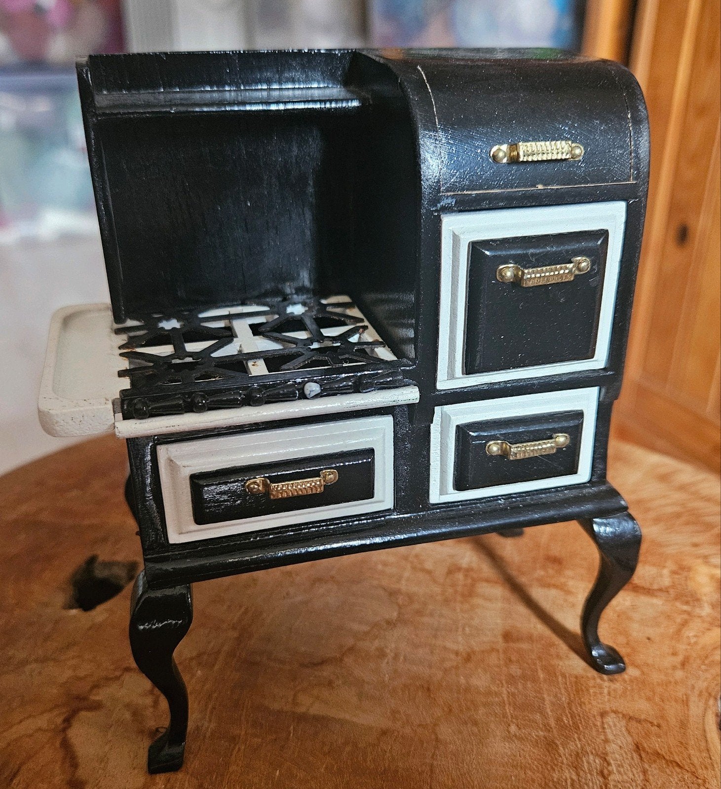 Fornuis, oven, keuken voor poppenhuis, Ophalen of Verzenden, Zo goed als nieuw, Poppenhuis