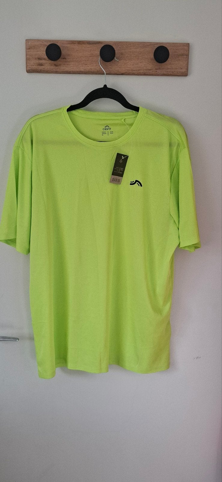 Heren sportshirt - Crivit - Maat XL - Nieuw, Kleding | Heren, Ophalen of Verzenden, Crivit, Groen, Maat 56/58 (XL)