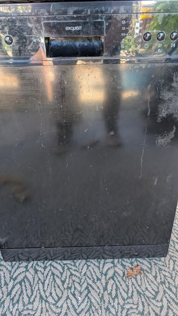 Vaatwasser zwart van het merk exquisit. Type GSP8212-030EB., Ophalen, Zo goed als nieuw, 45 tot 60 cm, 85 tot 90 cm
