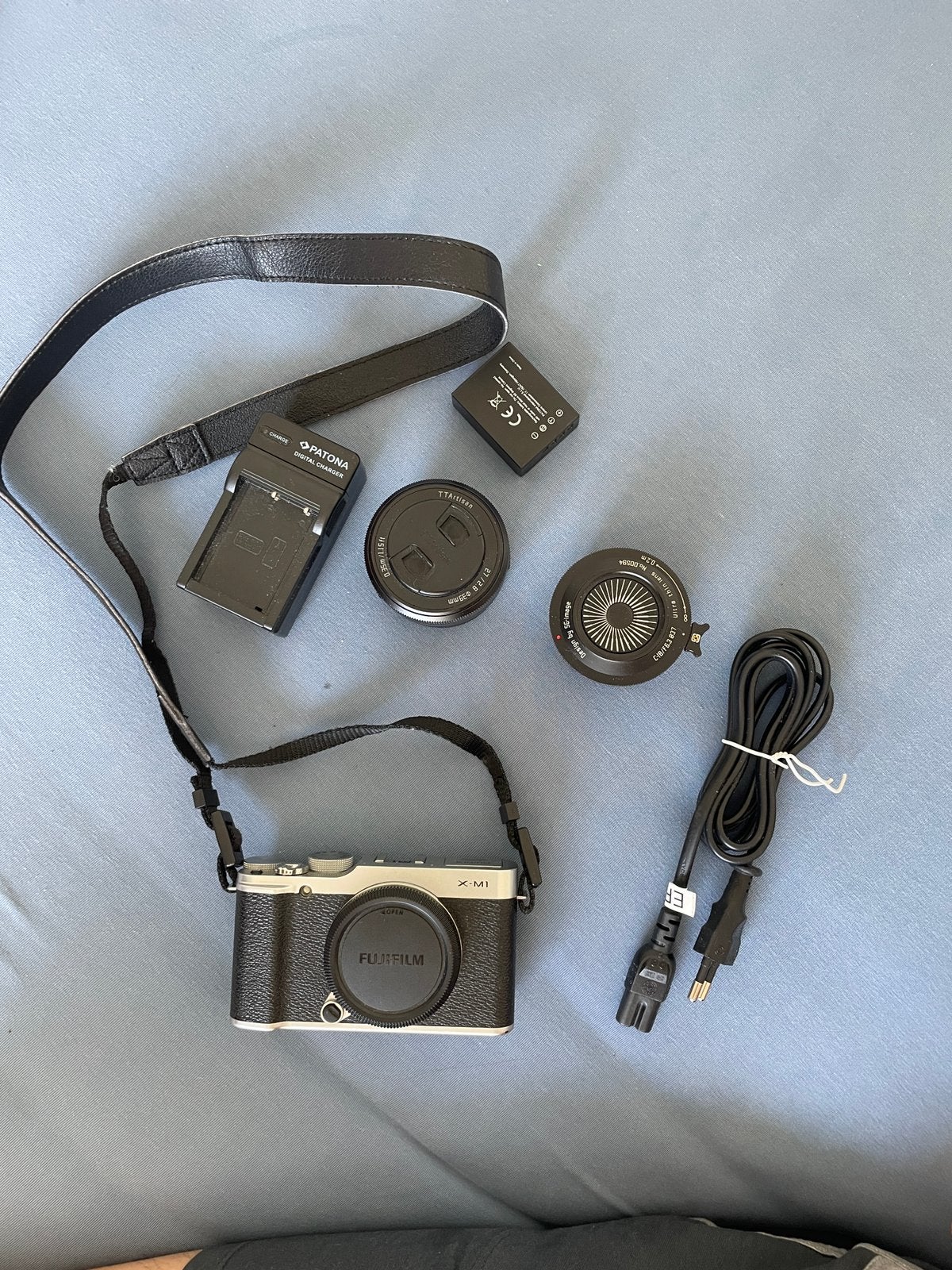 Fuji X-M1 with two lenses in very good state, Compact, Ophalen of Verzenden, Zo goed als nieuw, Fuji