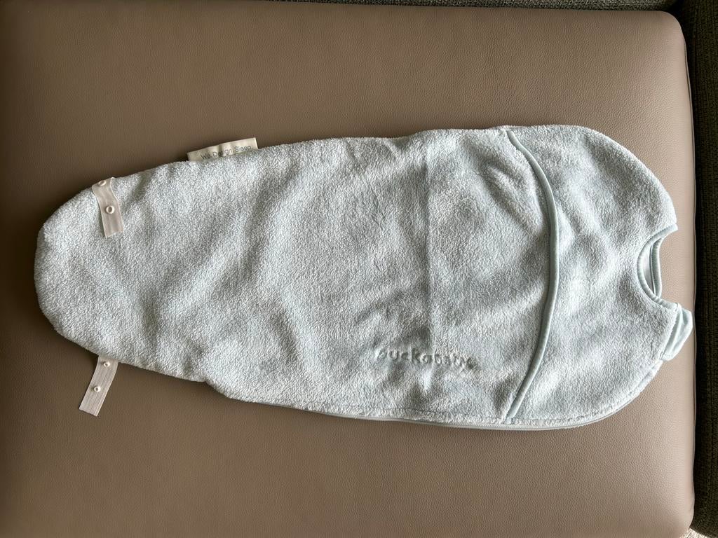 Puckababy Piep Teddy inbakerslaapzakje 0-3m Sky Teddy NIEUW, Kinderen en Baby's, Dekens, Slaapzakjes en Inbakerproducten, Ophalen of Verzenden