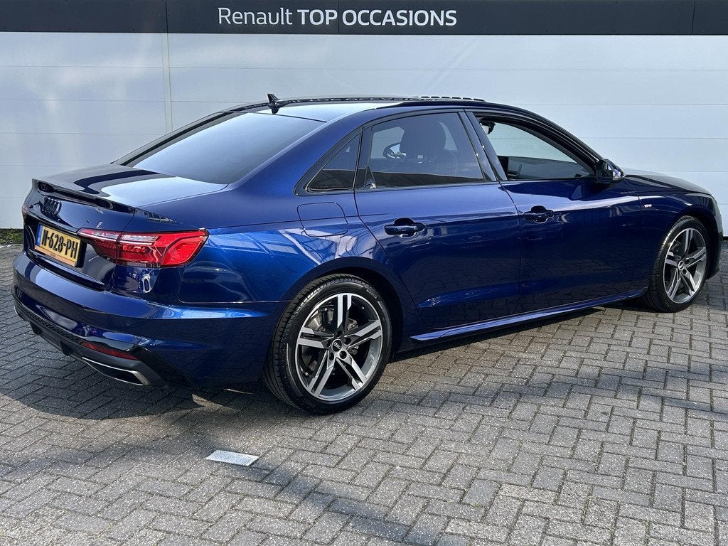 Audi A4 Limousine 35 TFSI S edition | Panoramadak | B&O Audi, Auto's, Audi, Gebruikt, 4 cilinders, Blauw, Sedan
