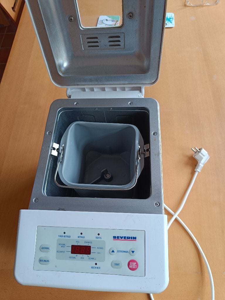 Severin broodbakmachine, Witgoed en Apparatuur, Minder dan 400 gram deeg, Ophalen, Zo goed als nieuw