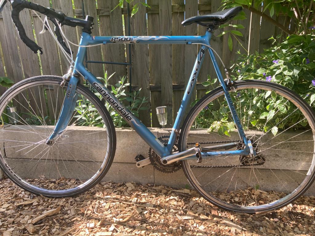 Cannondale R500 CAAD4 - Blue Flame - klassieke racefiets, Aluminium, Zo goed als nieuw, Meer dan 20 versnellingen, Ophalen