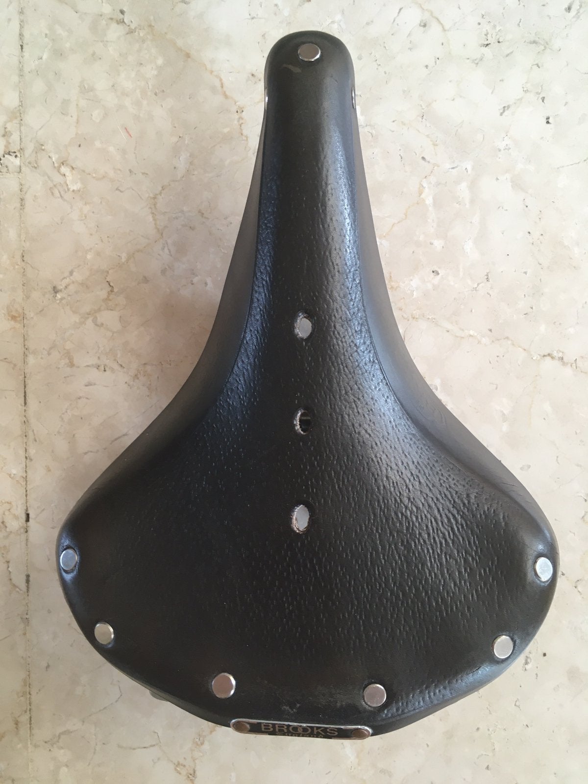Brooks B66 leren zadel, Fietsen en Brommers, Gebruikt, Leer, Ophalen of Verzenden, Stadsfiets