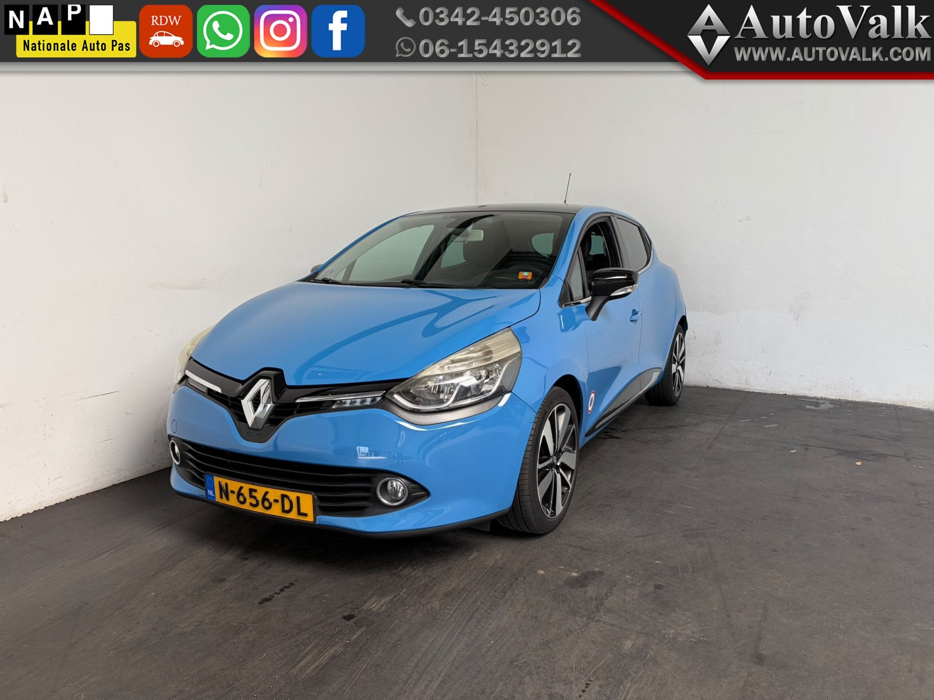 Renault Clio 0.9 TCe Dynamique. Clima! (bj 2014), Auto's, Renault, Bedrijf, Te koop, Clio, ABS, Airbags, Airconditioning, Alarm