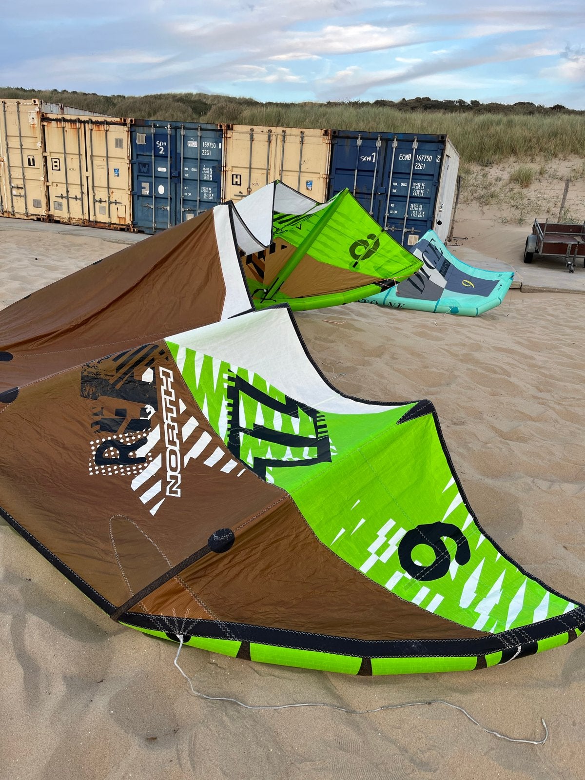 North Rebel Kite 9m², Gebruikt, 9 m², Geen board, Ophalen of Verzenden