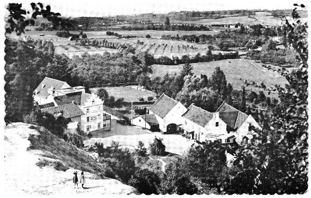 939367 Valkenburg Limburg 1957 Gelopen met postzegel, Ophalen of Verzenden, 1940 tot 1960, Gelopen, Limburg