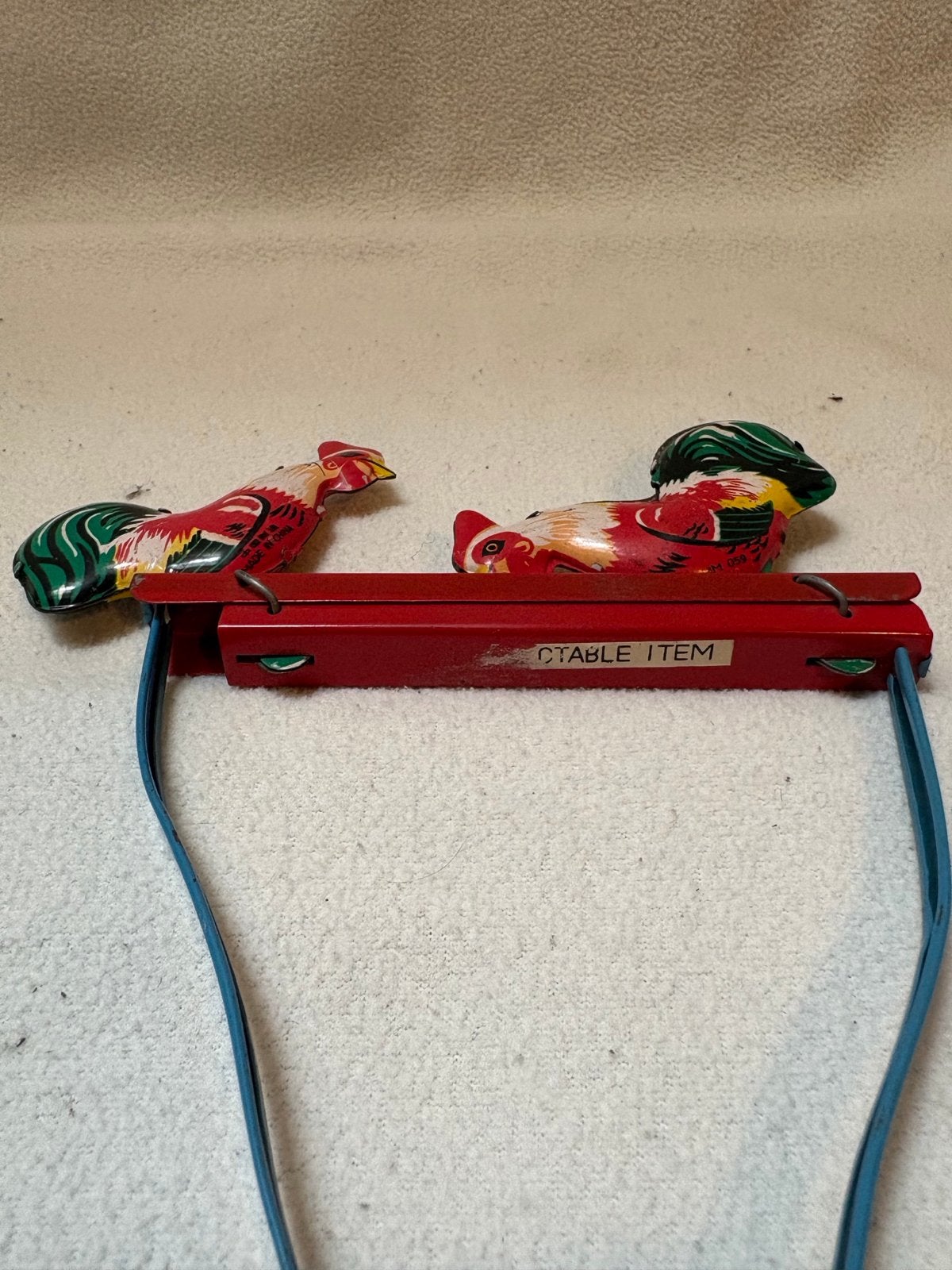 Vintage blikken kippen speelgoed, Antiek en Kunst, Antiek | Speelgoed, Ophalen of Verzenden